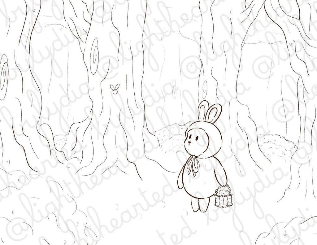Lil Bun Coloring Sheet