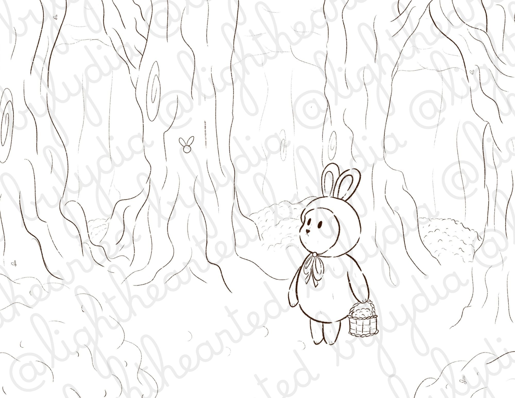 Lil Bun Coloring Sheet