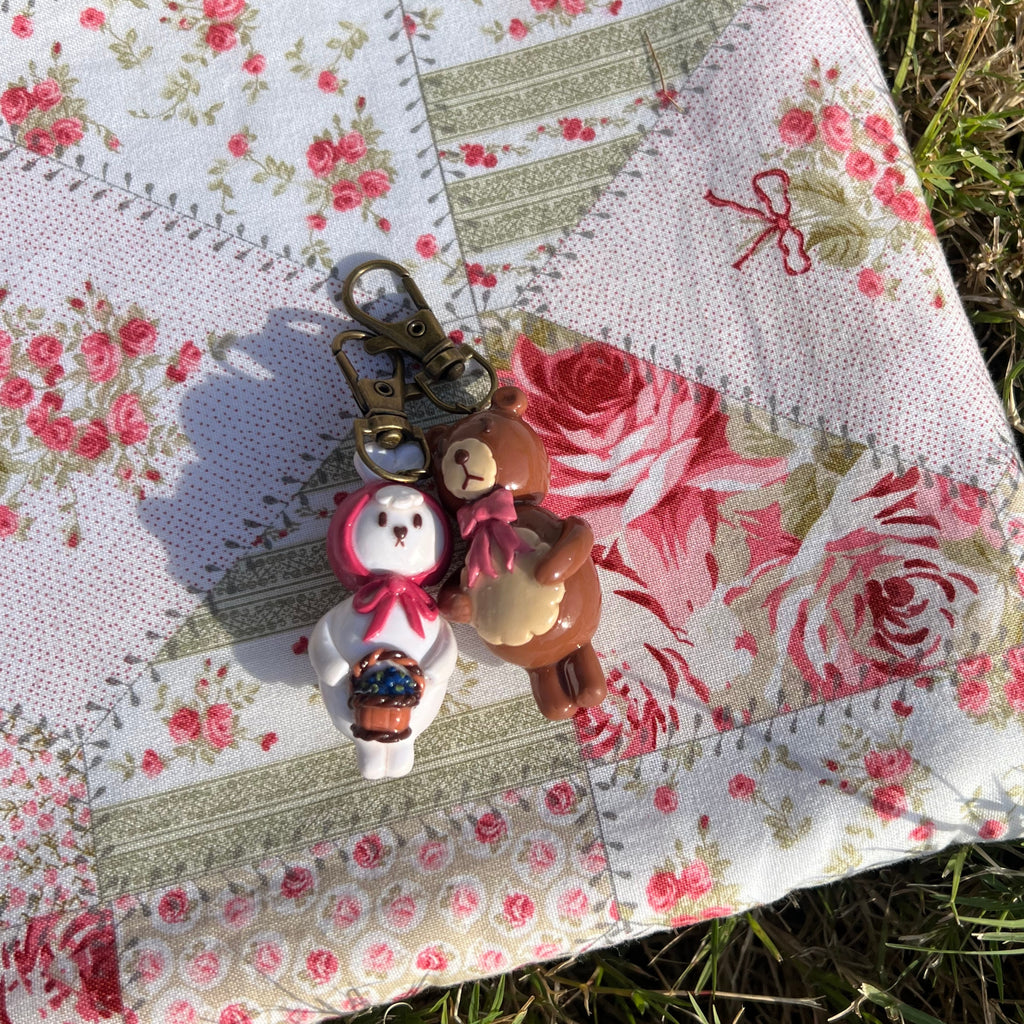 Bow Bear Charm