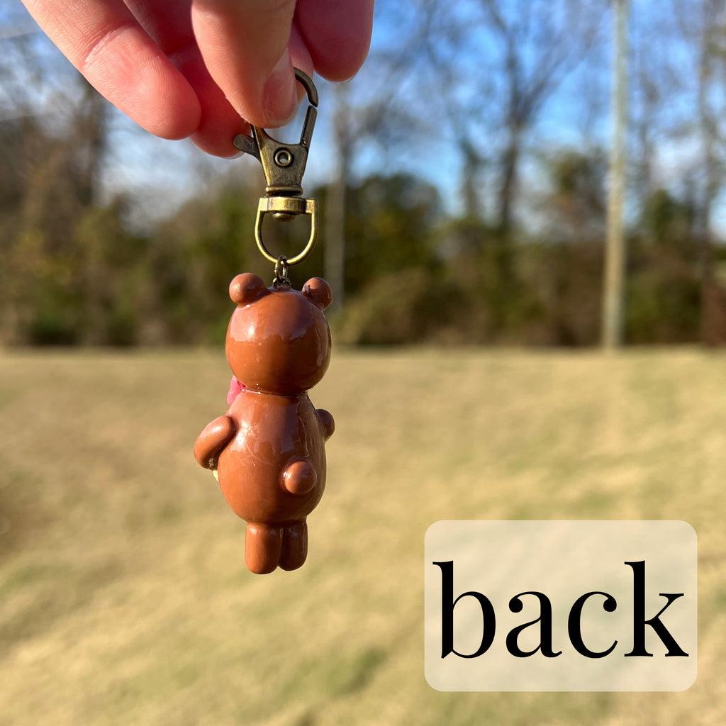 Bow Bear Charm