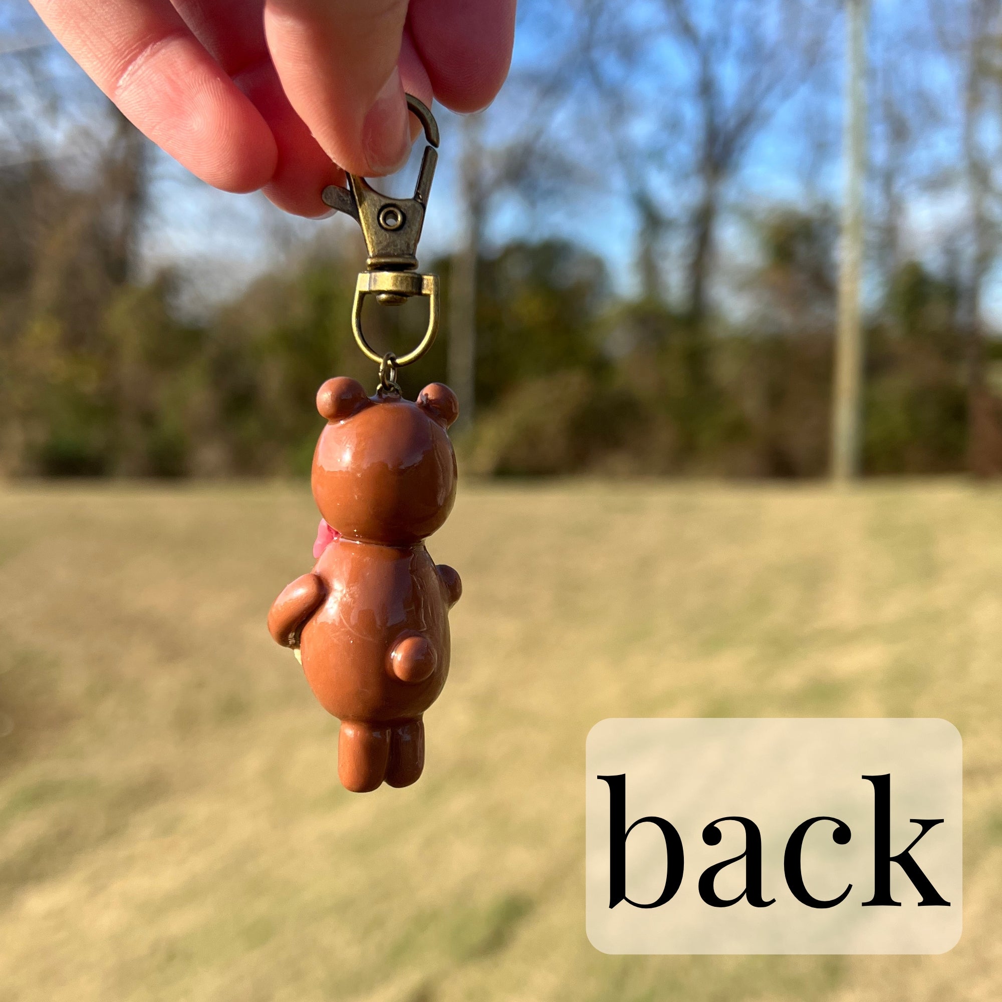 Bow Bear Charm
