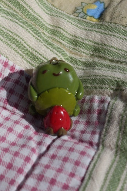 Strawberry Froad Charm