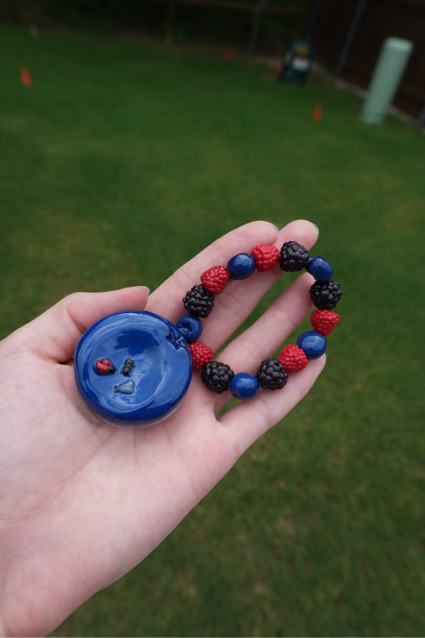 Blue Berry Pop Socket