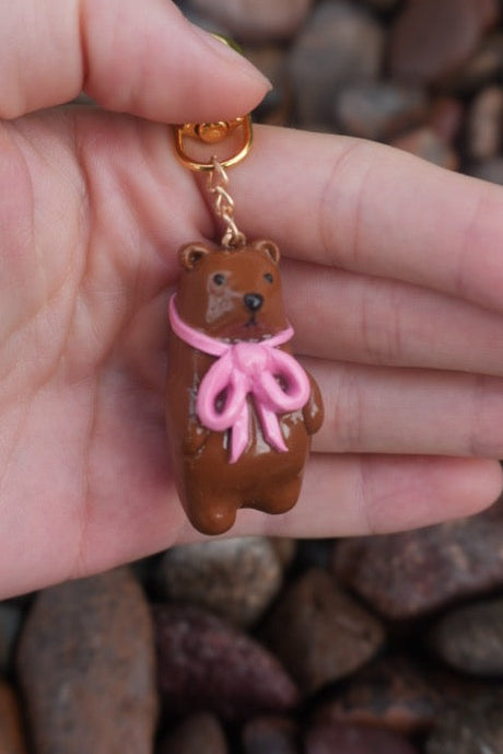 Bow Bear Charm