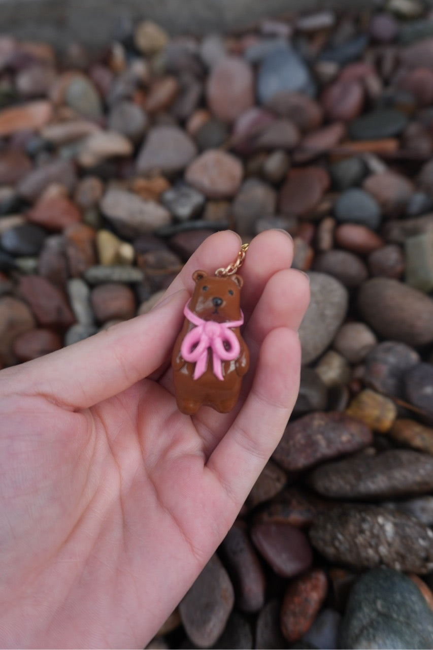 Bow Bear Charm