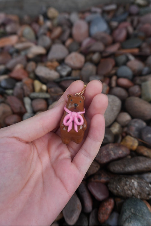 Bow Bear Charm
