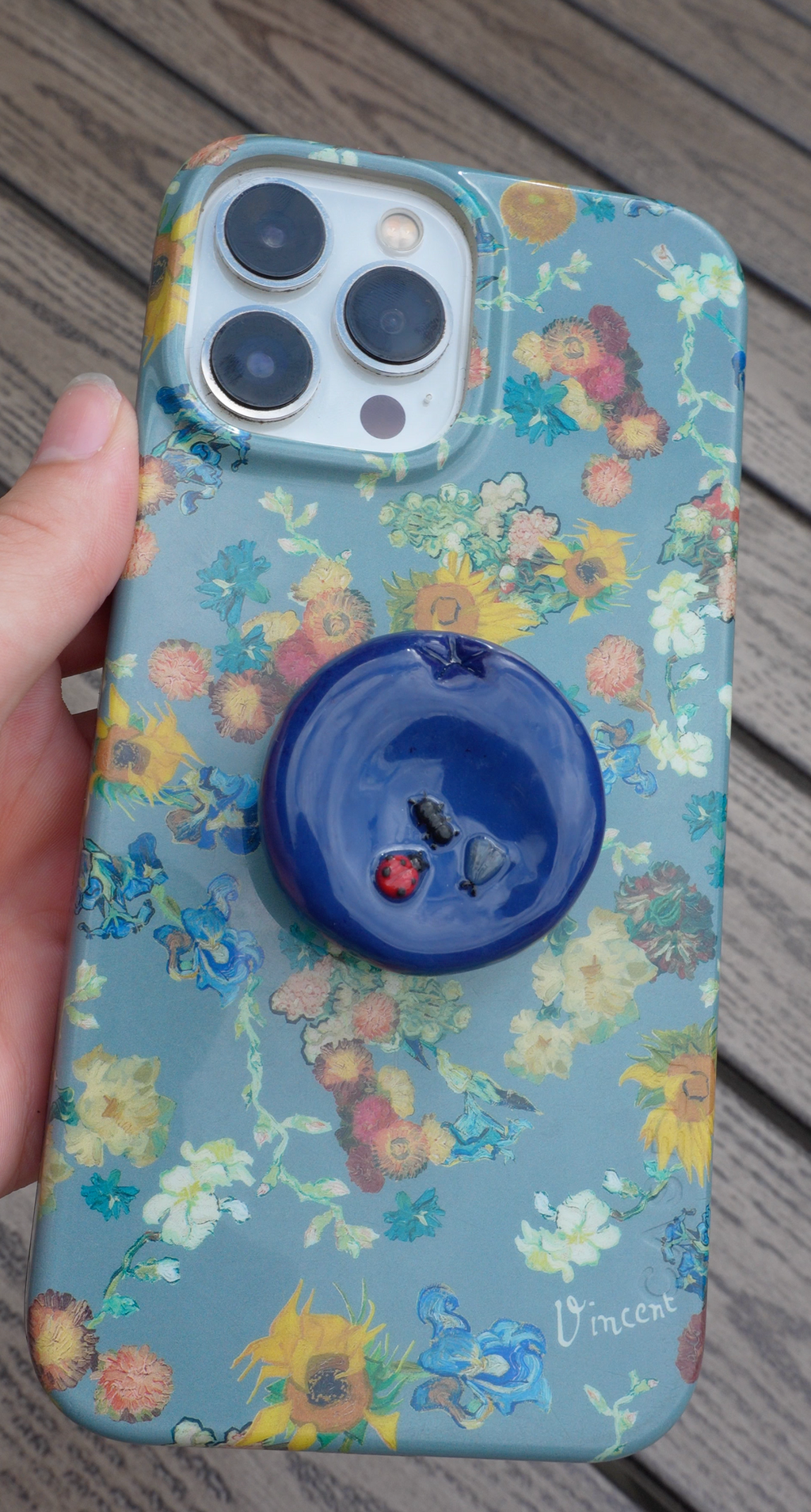 Blue Berry Pop Socket