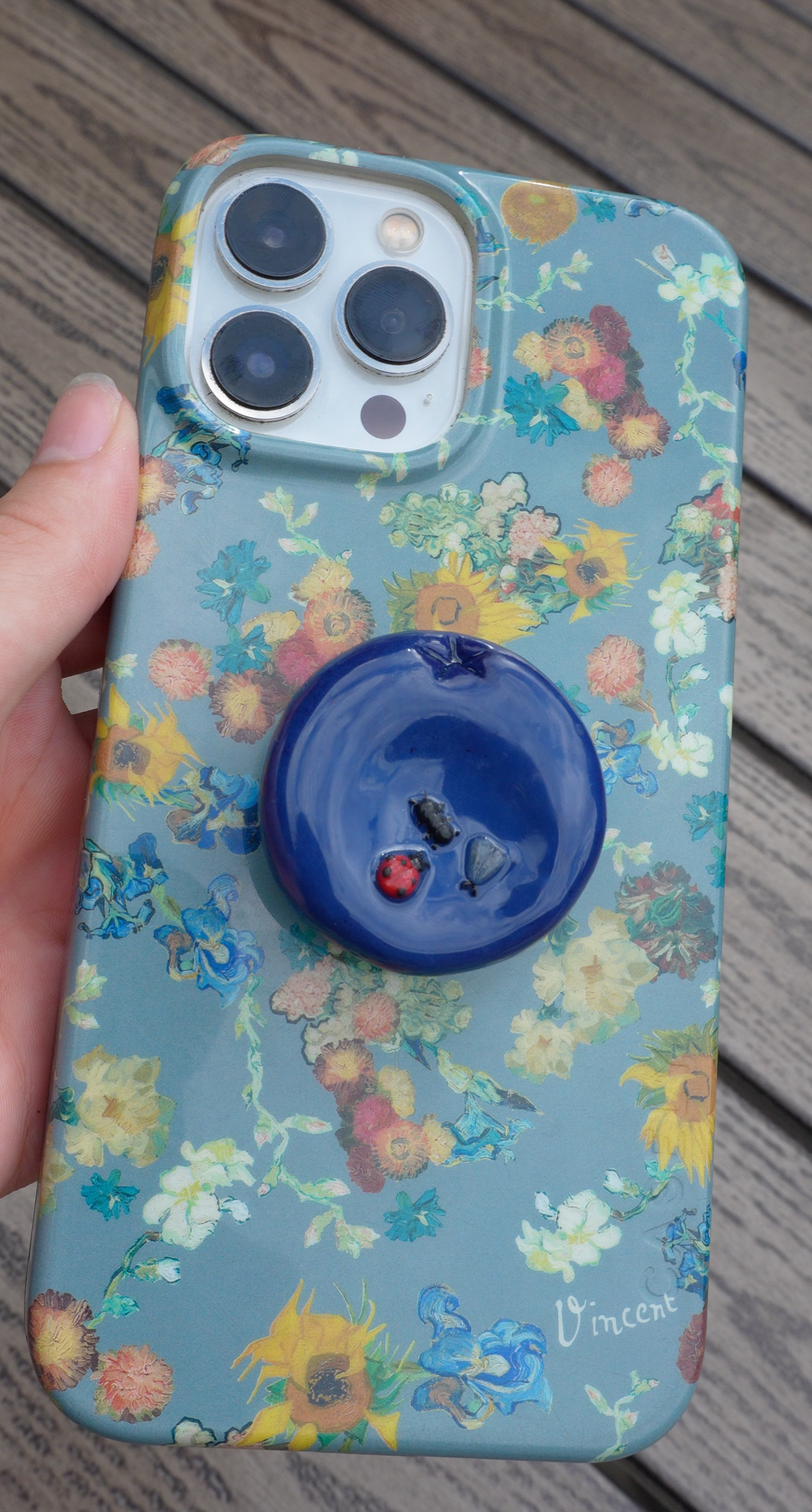 Blue Berry Pop Socket