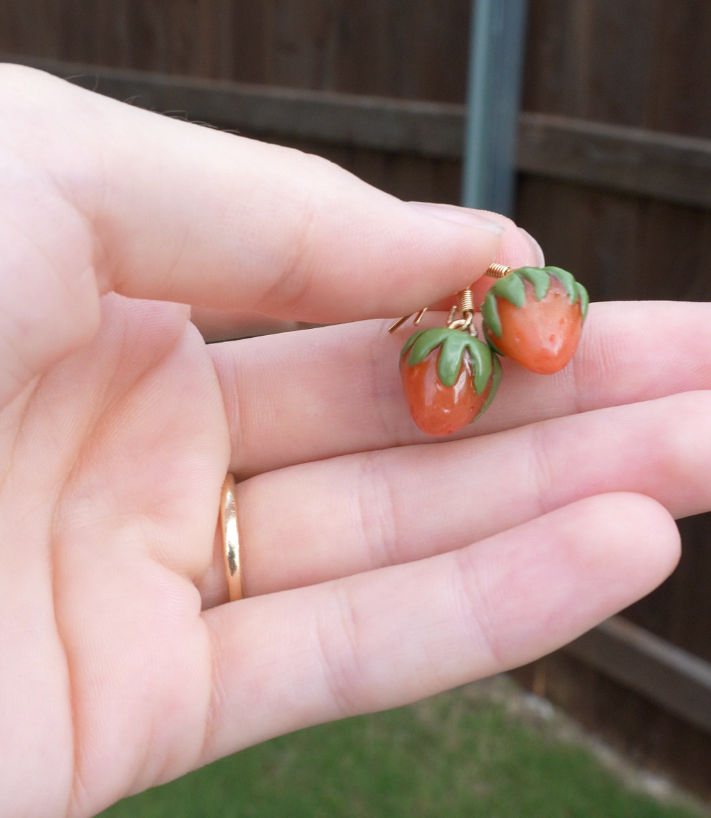 Magical Strawberry Earrings