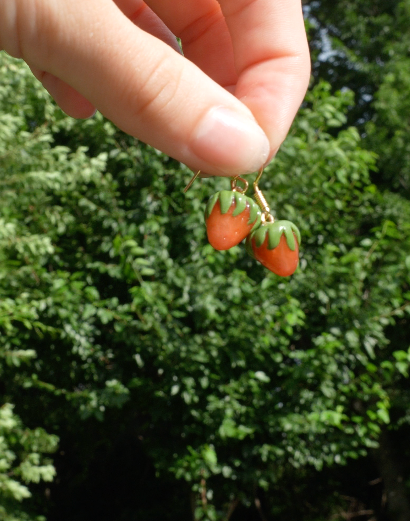 Magical Strawberry Earrings